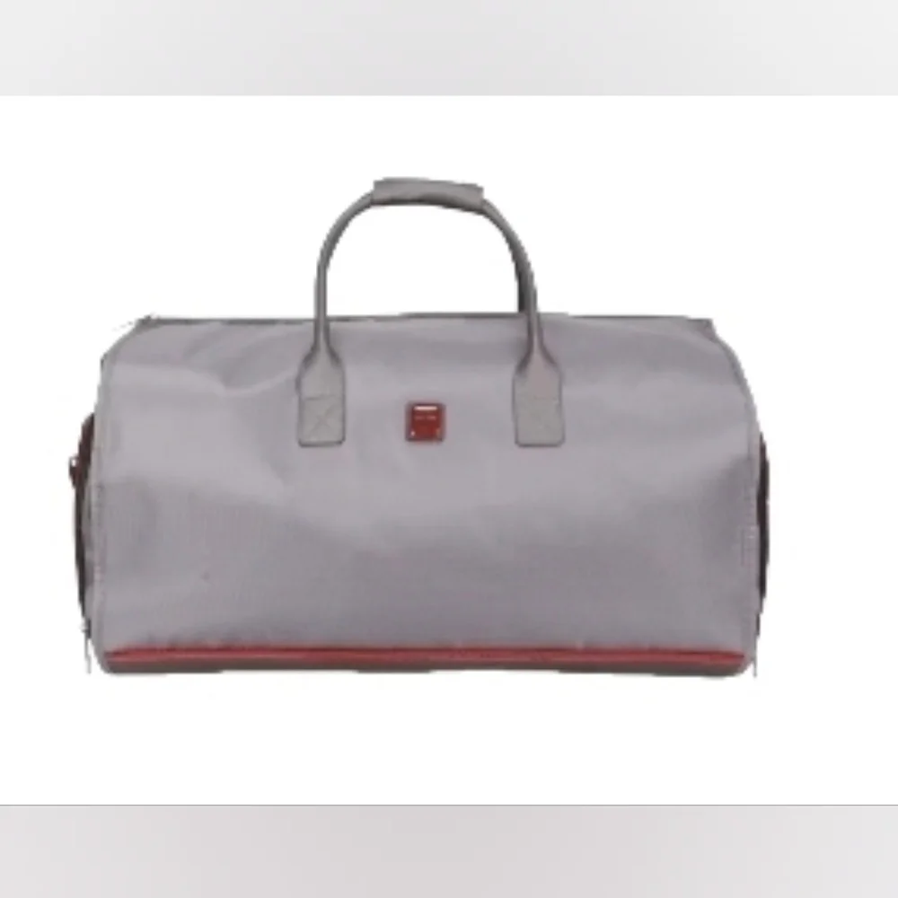Swiss Tech 2 in 1 Travel Duffel Weekender Lightweight Gym Bag Unisex, Gray